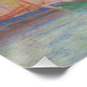 Ostende Harbor von James Ensor (1900) Poster (Ecke)