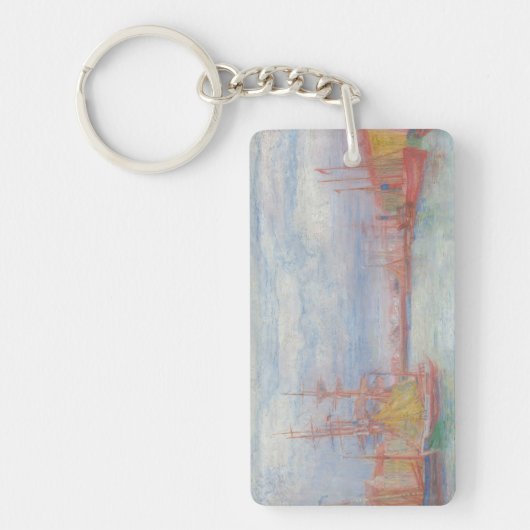 Ostende Harbor von James Ensor (1900) Schlüsselanhänger (Vorderseite)