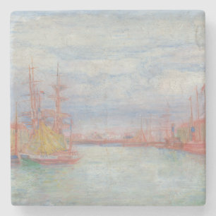 Ostende Harbor von James Ensor (1900) Steinuntersetzer