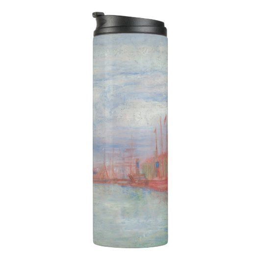Ostende Harbor von James Ensor (1900) Thermosbecher (Nach rechts gedreht)