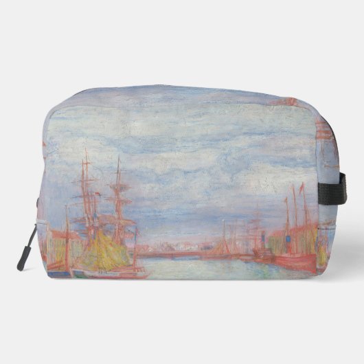 Ostende Harbor von James Ensor (1900) Waschbeutel (Rückseite)