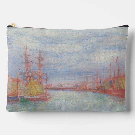 Ostende Harbor von James Ensor (1900) Zubehörtasche (Vorderseite)
