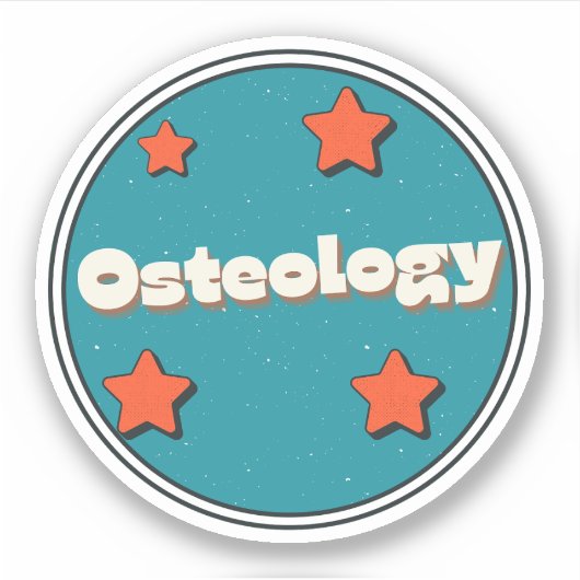 Osteologie Aufkleber (Vorderseite)