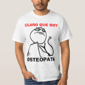 Osteópata T-Shirt (Vorderseite)