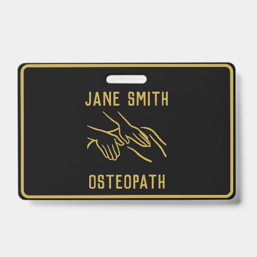 Osteopath Beruflich Ausweis (Vorderseite)