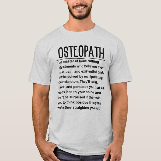 Osteopath T-Shirt (Vorderseite)