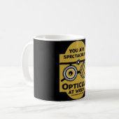Osteopathie Augenchirurgen Kaffeetasse (Vorderseite Links)