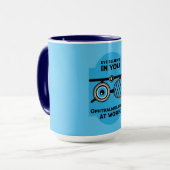 Osteopathie Augenchirurgie Tasse (Vorderseite Links)