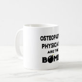 Osteopathische Ärzte sind die Bombe! Kaffeetasse (Vorderseite Links)