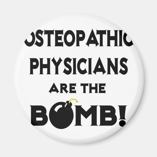 Osteopathische Ärzte sind die Bombe! Magnet (Vorne)
