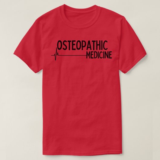 Osteopathische Medizin T-Shirt (Design vorne)