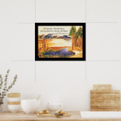 Osteopathische Naturgesetze Zitat von A.T. Poster (Küche)