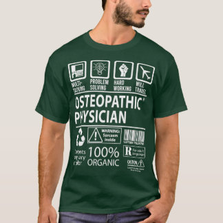 Osteopathischer Arzt, Multitasking, Job Geschenk P T-Shirt