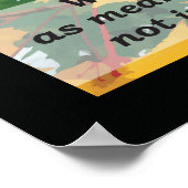 Osteopathischer Harmonie Zitat von A.T. Poster (Ecke)