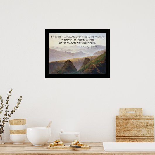 Osteopathischer Zitat von A.T. Poster (Küche)