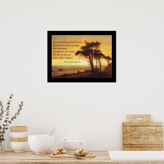 Osteopathischer Zitat von A.T. Poster (Küche)