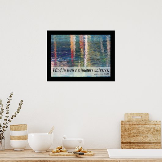 Osteopathisches Universum Zitat von A.T. Poster (Küche)