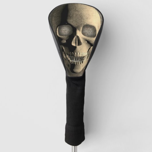 Osteopaths Skull Golf Head Cover Headcover (Vorderseite)