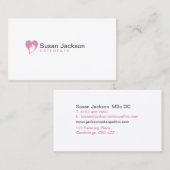 Osteopathy-Visitenkarte Visitenkarte (Vorne/Hinten)