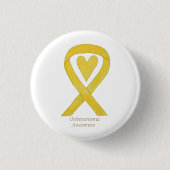 Osteosarcoma Gelbes Button (Vorderseite)