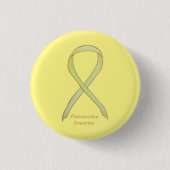 Osteosarcoma Gelbes Button (Vorderseite)