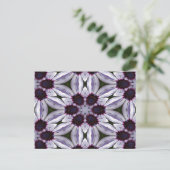 Osteospermum Abstrakt Postkarte (Stehend Vorderseite)