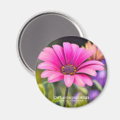 Osteospermum Magnet (Vorderseite/Rückseite)