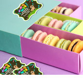 Oster-Aufkleber-Bogen – Bunte Jelly Beans Aufkleber