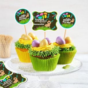 Oster-Aufkleber-Bogen – Bunte Jelly Beans Aufkleber