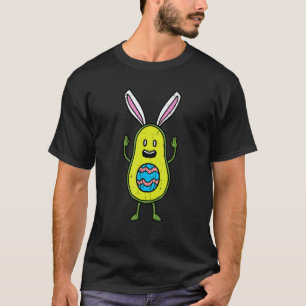 Oster-Avocado-Hasen-Ei Lustige Frucht Vegan Männer T-Shirt