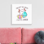 Oster Axolotl bereit, Alotl-Eier zu finden, Jagd a Leinwanddruck (Insitu (Wohnzimmer))