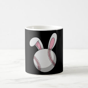 Oster Baseball Hase Süße Kaninchenohren Kaffeetasse