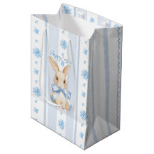 Oster-Blauer-Schleifen-Wasserfarben-Hase-Blumen-Co