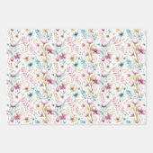 Oster-Blumengarten-Geschenkpapier-Set Geschenkpapier Set (Vorderseite)