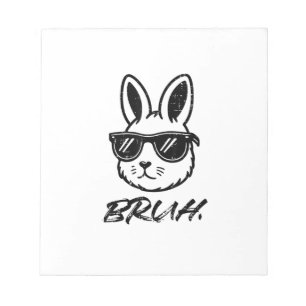 Oster Bruh Bunny Sonnenbrille Lustiges Meme Männer Notizblock