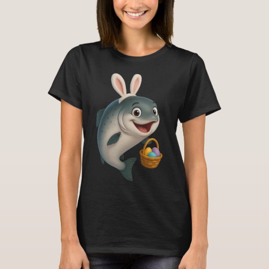 Oster-Chinook-Lachs T-Shirt (Vorderseite)