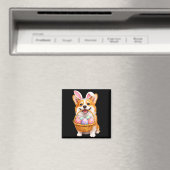 Oster-Corgi-Hund-Hase süße Ostereier Körbchen Magnet (In Situ (Geschirrspüler))