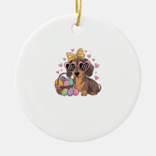 Oster-Dachshunde Süße Dachshund T-Shirt Keramik Ornament
