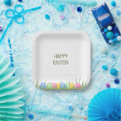 Oster-Dessert-Teller | Pastell-Ei-Design Pappteller (Party)