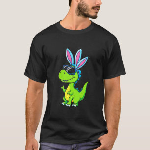 Oster-Dinosaurier-Hase-Osterhasen-Ohren-Spaß T-Shirt