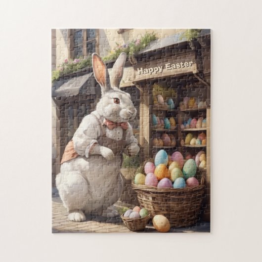 Oster-Ei-Alter Markt Puzzle (Vertikal)