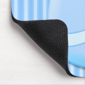 Oster-Ei (Blau) Mauspad (Ecke)