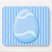 Oster-Ei (Blau) Mauspad (Vorne)