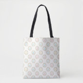 Oster-Ei-Blumenkranz in Aquarell-Optik Tasche (Vorderseite)