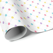 Oster-Ei-Gitter-Wrap-Papier in Pastellfarben Geschenkpapier (Rolleneckpunkt)