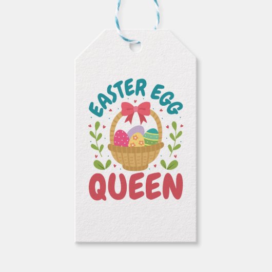 Oster-Ei-Königin Frauen Mädchen Geschenkanhänger (Vorderseite)