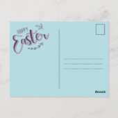 Oster-Ei-Kunst-Postkarte Postkarte (Rückseite)