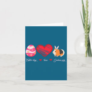 Oster-Ei Meerschweinchen Hase Ostern Karte