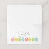 Oster-Ei-Platzkarten Platzkarte (Außenseite Aufgefaltet)