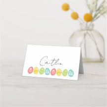 Oster-Ei-Platzkarten